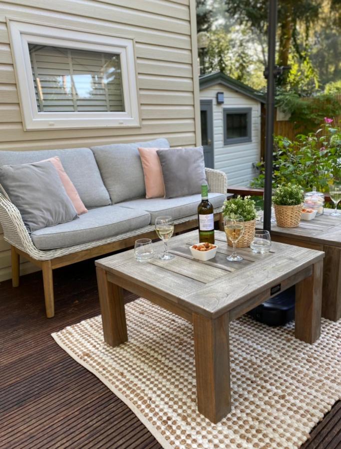 Luxe Chalet Met Prachtig Terras Op De Veluwe , Veel Privacy Hoenderloo Luaran gambar